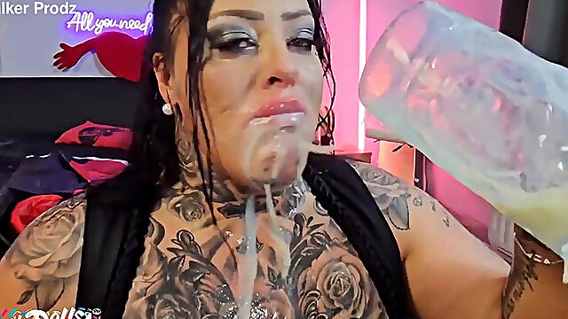 German BBW Whore - Ashley CumStar Skirt