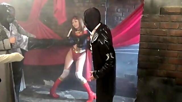 Bizarre medical fetish and electro bdsm of blonde