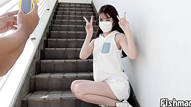 Facial dirt with lustful nympho from AV Taxi