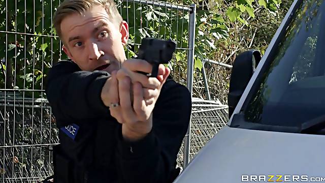 Criminal Polly Pons gets roughed up and fucked in her jail cell