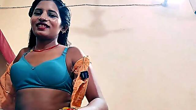 Mera Padosi step sis ke sath Mera room per fuck in Indian village in Hindi audio