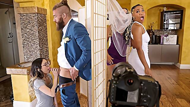 BRAZZERS: Lulu Chu & Kayley Gunner Are Wedding Smashers