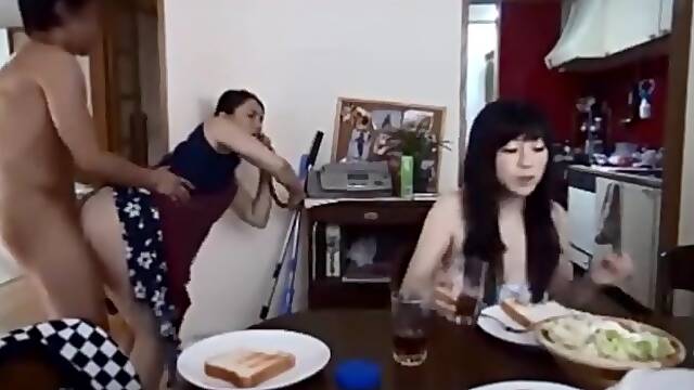 I have sex in front of my family - Japanese Vintage