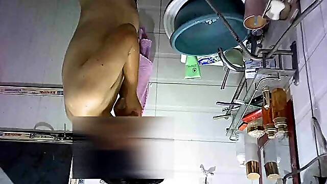 Secretly Filming Mom Taking A Shower 2