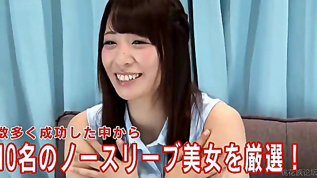 Hot Japanese Girls Armpits Licked In Magic Mirror