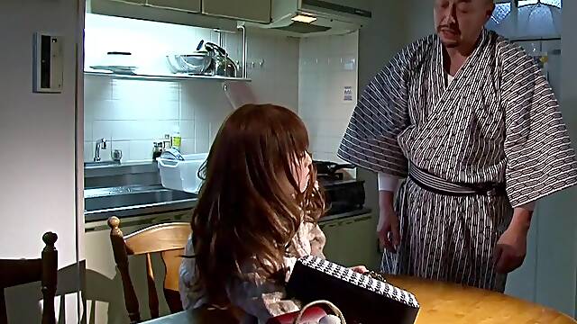 Akiho Yoshizawa in Bride Fucked by her Father in Law 2.2