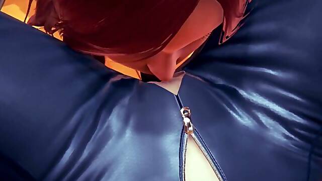 Sexy Latex Asian Lesbian Hot Close Up & Pov Pussy Licking