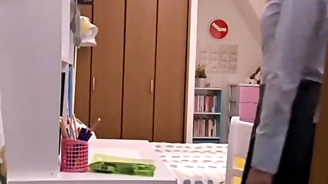 Tutor Fucks his lovely and makes her Squirt many times FSET318 1