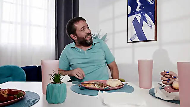 Brazzers: Black Suits and Shimmering Trails