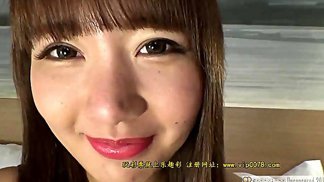 POV with a cute Asian teen. Hairy twat & cumshot. Full clip.