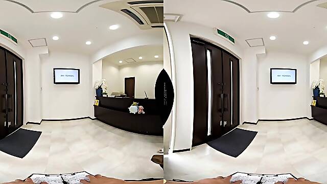 Japanese Nurse VR Short Hair With POV Heat