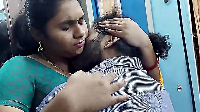 Mallu red-hot doll half saree romance with lip lock, Desi malayali girl half saree hot romance with lip lock, Mallu duo hot kiss
