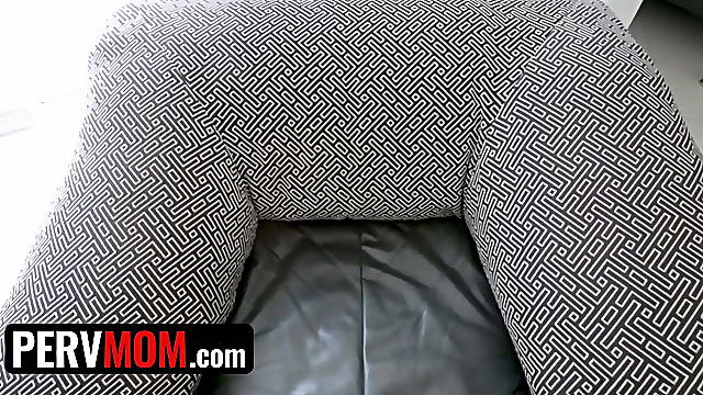 PervMom - Slim Milf Nurtures Hot Stud By Grabbing His Massive Cock And Lets Him Slide It Inside Her