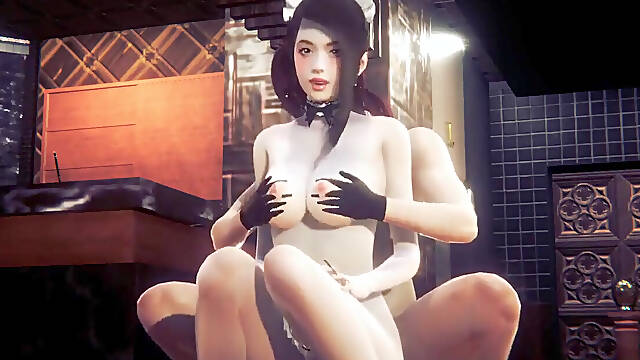 Uncensored Hentai 3D - Maid Sex with 2 Boys and 1 Girl - Japanese Asian Manga Anime Film Game Porn