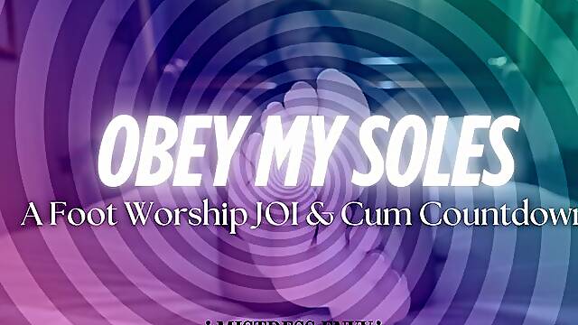 Obey My Soles: A Foot Worship JOI & Cum Countdown - Hosted by ObeyEnvyNow | Female Domination, FemDom, Asian, Sensual Domination, JOI, Feet, Soles, Cum Countdown