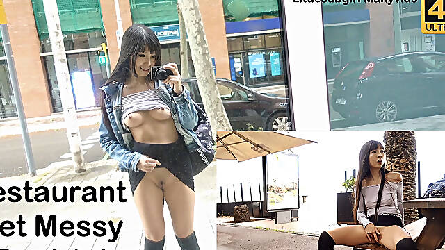 Restaurant Wet Messy Squirts!