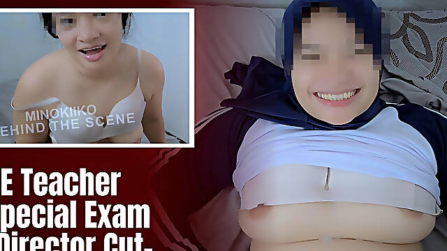 -dc- Asian Hijab School Girl Ask Pe Teacher to Give Special Exam - Minokiiko