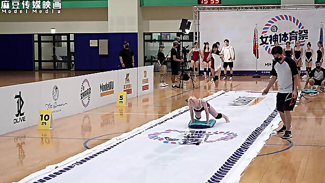 Mtvsq2-ep8 Goddess Sports Festival/8th Period/zero Friction! Slippery Human Curling!