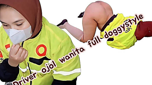 Ojol Women!! the Struggle of Female Ojol Drivers Looking for Credit Installments Wants to Be in Full Doggy Style to Get a 5-star